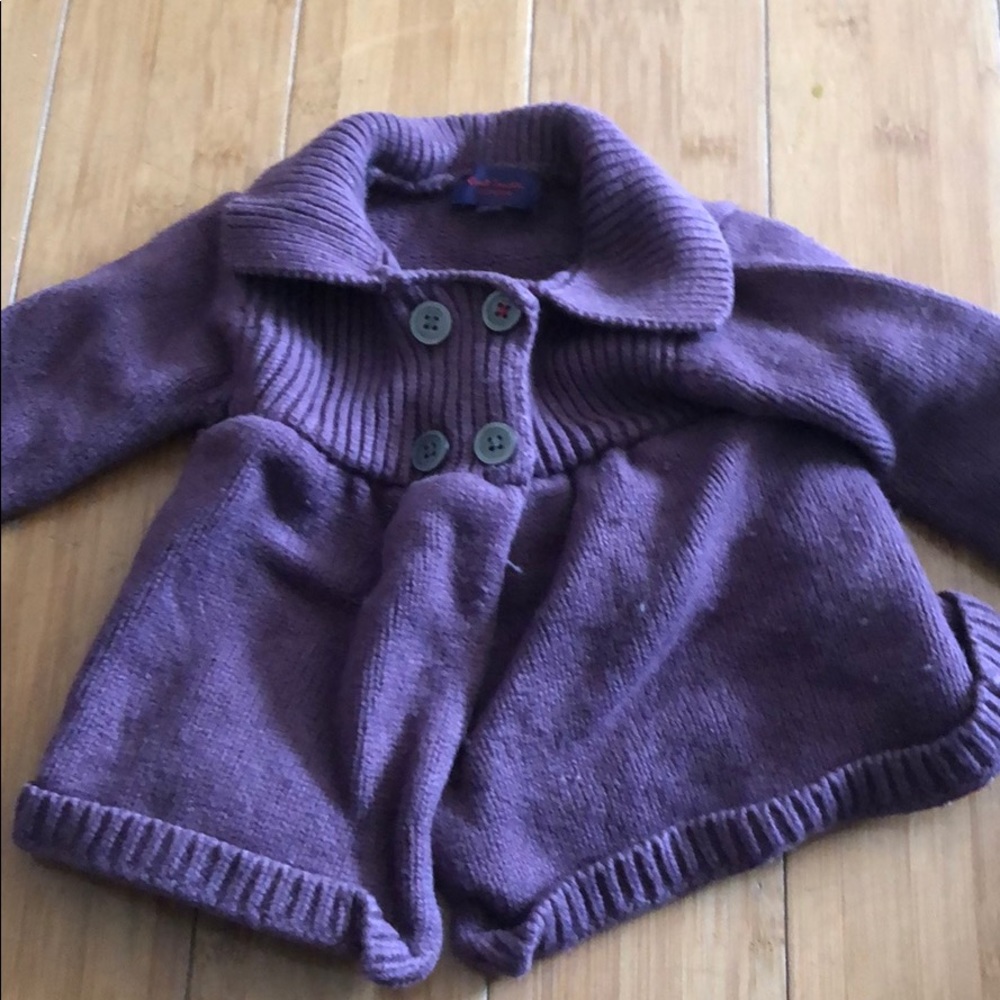 Paul Smith cardigan in eggplant